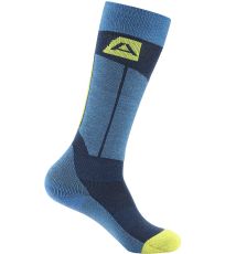 Unisex lyžařské ponožky z merino vlny RODE ALPINE PRO perská modrá