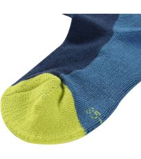 Unisex lyžařské ponožky z merino vlny RODE ALPINE PRO perská modrá