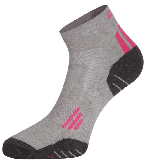Unisex ponožky AXION 3 ALPINE PRO růžová