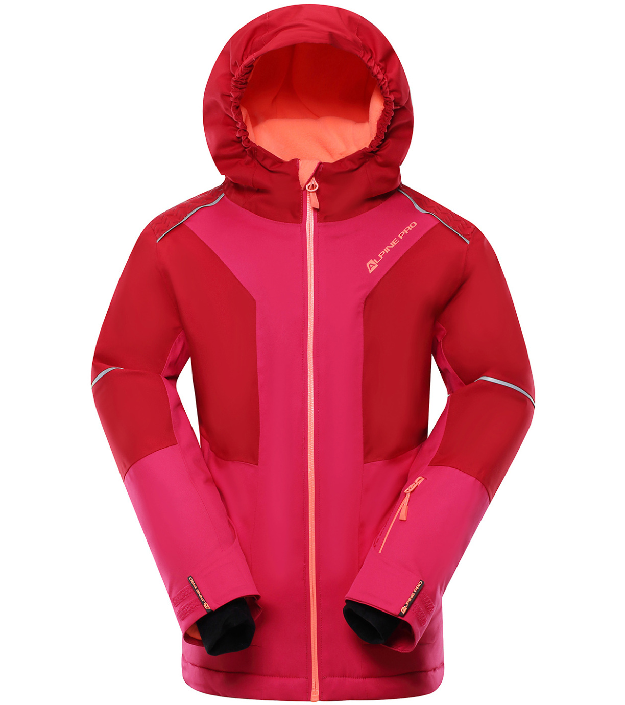 Dětská lyžařská bunda MIKAERO 3 ALPINE PRO purpurová