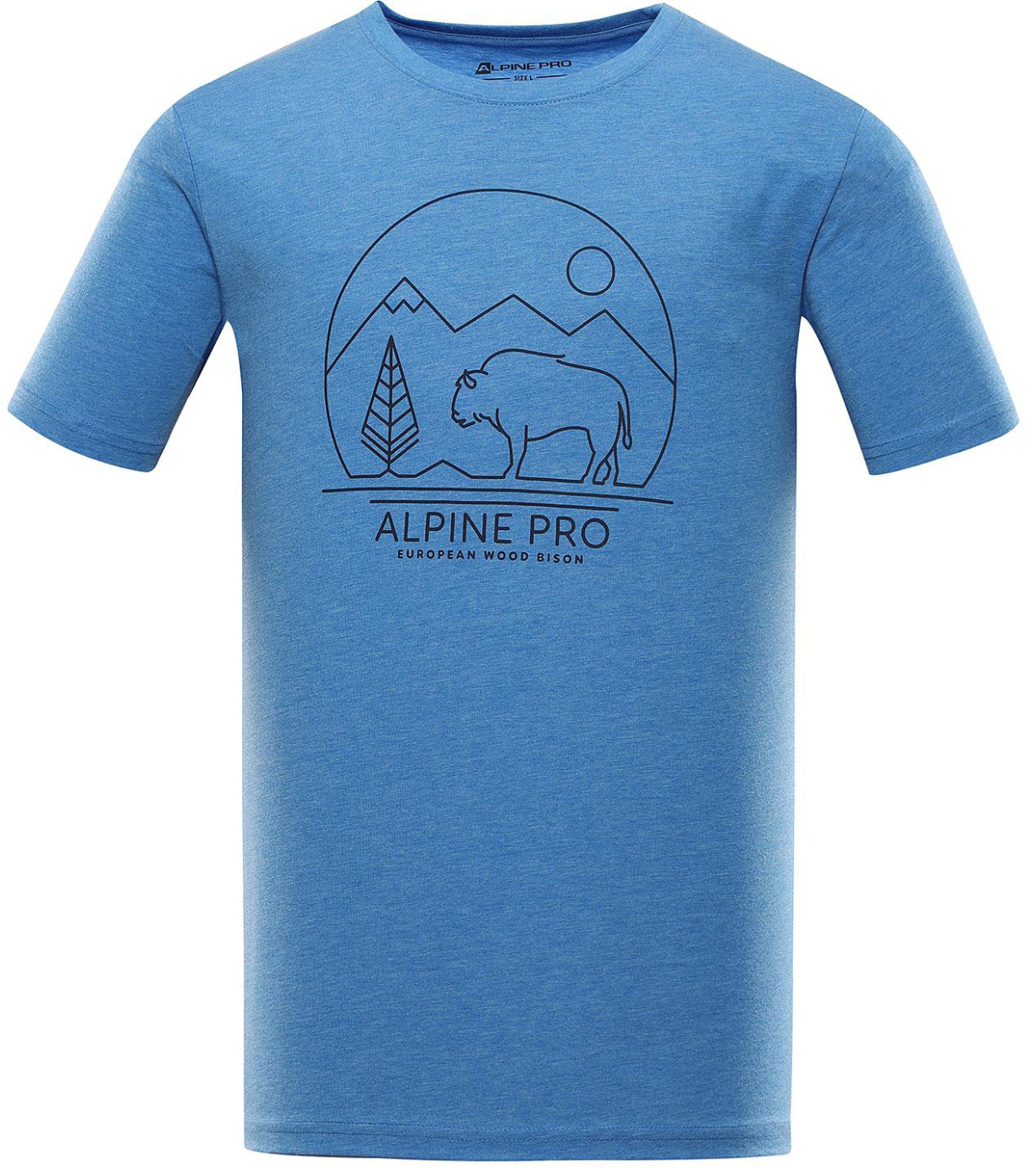 Pánské funkční triko ABIC 9 ALPINE PRO brilliant blue