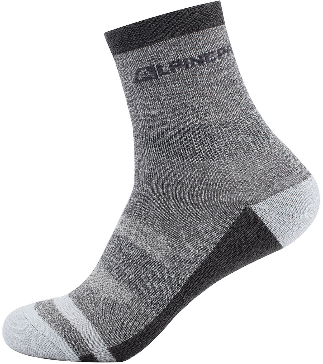 Unisex ponožky GENTIN 2 ALPINE PRO tmavě šedá