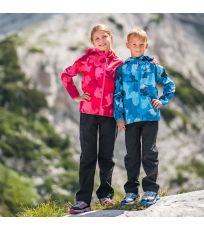 Dětská membránová softshellová bunda EZORO ALPINE PRO Blue jewel
