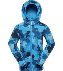Dětská membránová softshellová bunda EZORO ALPINE PRO Blue jewel