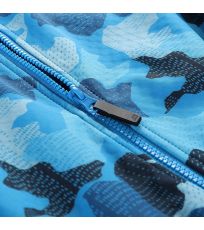 Dětská membránová softshellová bunda EZORO ALPINE PRO Blue jewel