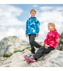 Dětská membránová softshellová bunda EZORO ALPINE PRO Blue jewel