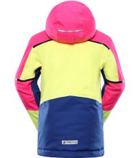 Dětská lyžařská bunda MELEFO ALPINE PRO diva pink