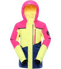 Dětská lyžařská bunda MELEFO ALPINE PRO diva pink