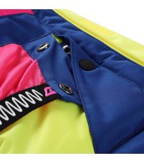 Dětská lyžařská bunda MELEFO ALPINE PRO diva pink