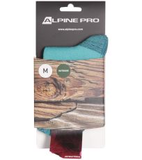 Dětské ponožky RAPID 2 ALPINE PRO blue turquoise