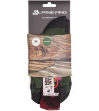 Unisex ponožky GENTIN 2 ALPINE PRO olivine