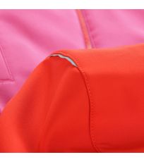 Dětská zateplená softshellová bunda NOOTKO 2 INS. ALPINE PRO carmine rose