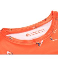 Dětské funkční triko AMADO ALPINE PRO tmavě oranžová