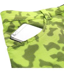 Pánské softshellové šortky TRENT 3 ALPINE PRO reflexní žlutá