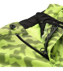 Pánské softshellové šortky TRENT 3 ALPINE PRO reflexní žlutá