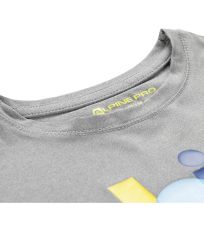 Dětské triko dlouhý rukáv TEOFILO 9 ALPINE PRO šedá