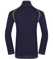 Dětské spodní triko s dlouhým rukávem - merino GENETO ALPINE PRO mood indigo