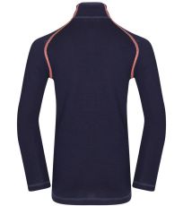 Dětské spodní triko s dlouhým rukávem - merino GENETO ALPINE PRO mood indigo