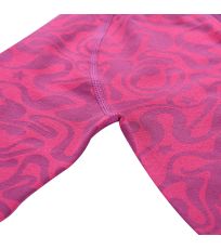Dětské funkční spodní triko SEAMO ALPINE PRO tmavě růžová