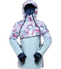 Dámská lyžařská bunda s PTX membránou OMEQA ALPINE PRO aquamarine