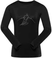 Dámské funkční triko s dlouhým rukávem LOUSA ALPINE PRO aquamarine
