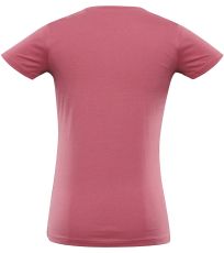 Dámské bavlněné triko ECCA ALPINE PRO peach pink