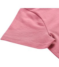 Dámské bavlněné triko ECCA ALPINE PRO peach pink