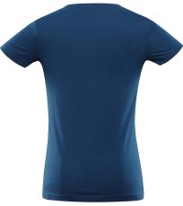 Dámské bavlněné triko ECCA ALPINE PRO perská modrá