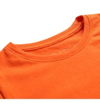 Dětské triko OBOTO ALPINE PRO tmavě oranžová