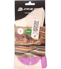 Unisex lyžařské podkolenky RODE ALPINE PRO krémová