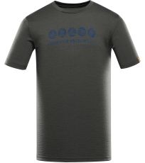 Pánské funkční triko z merino vlny WOOLEN 3 ALPINE PRO petrol