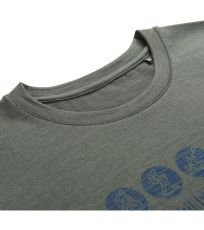 Pánské funkční triko z merino vlny WOOLEN 3 ALPINE PRO petrol