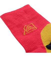 Dětské vlněné ponožky INDO ALPINE PRO pink glo
