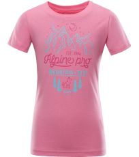 Dětské triko DAYO 4 ALPINE PRO begonie