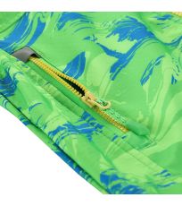 Dětská softshellová bunda LANCO ALPINE PRO Neon zelená