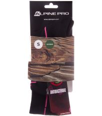 Unisex ponožky BANFF 3 ALPINE PRO Fuchsiová růžová