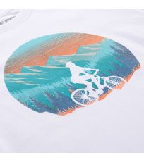 Dětské bavlněné triko DALLO 2 ALPINE PRO bílá