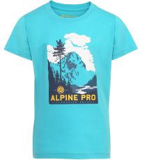 Dětské triko AZERO ALPINE PRO fuchsie