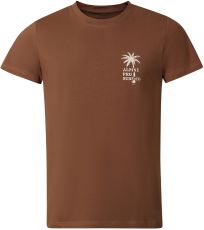 Pánské bavlněné triko SUMEK ALPINE PRO bison