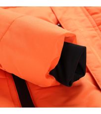 Dětská zimní bunda MOLIDO ALPINE PRO tmavě oranžová