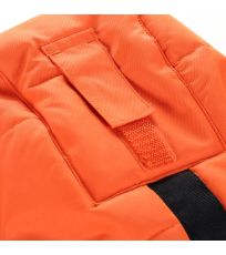 Dětská zimní bunda MOLIDO ALPINE PRO tmavě oranžová
