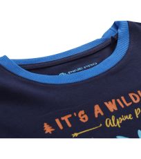 Dětské triko s dlouhým rukávem TOWERO 4 ALPINE PRO mood indigo