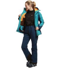 Dámské lyžařské kalhoty NUDDA 5 ALPINE PRO blue wing teal