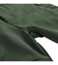 Dětské softshellové kalhoty PLATAN 4 ALPINE PRO rifle green