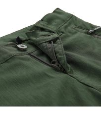 Dětské softshellové kalhoty PLATAN 4 ALPINE PRO rifle green