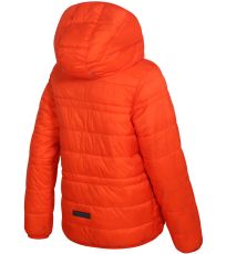 Dětská oboustranná bunda MICHRO ALPINE PRO tmavě oranžová