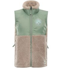 Dětská fleecová vesta ASONO ALPINE PRO fuchsie