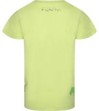Dětské triko NEJO 2 ALPINE PRO francouzká zelená