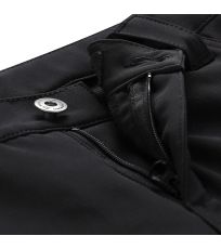 Dětské softshellové kalhoty PLATAN 3 INS. ALPINE PRO černá