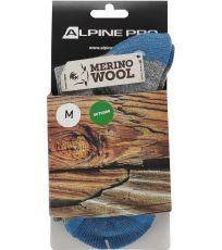 Unisex ponožky - merino GENTIN 2 ALPINE PRO Blue aster